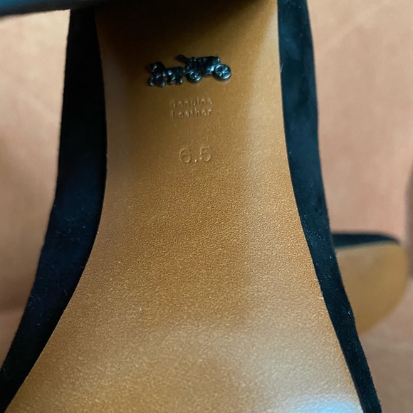 Coach Ankle Strap Pump Black G1798 Size 6.5 - Picture 5 of 7